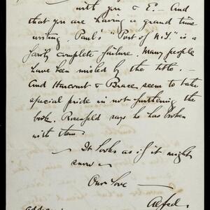 a page of handwritten text