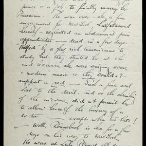 a page of handwritten text
