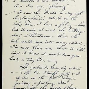 a page of handwritten text