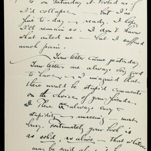 a page of handwritten text