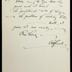 a page of handwritten text