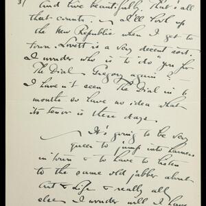 a page of handwritten text