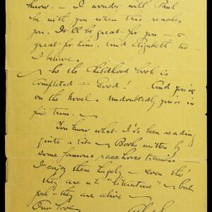 a page of handwritten text