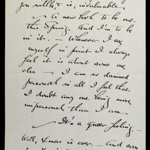 a page of handwritten text