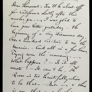 a page of handwritten text