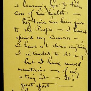 a page of handwritten text