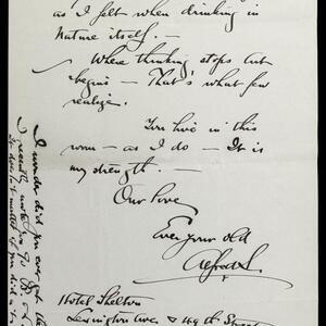 a page of handwritten text