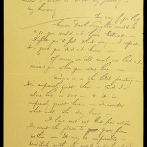 a page of handwritten text