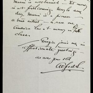 a page of handwritten text