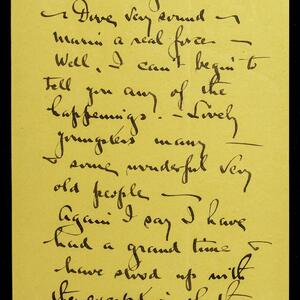 a page of handwritten text