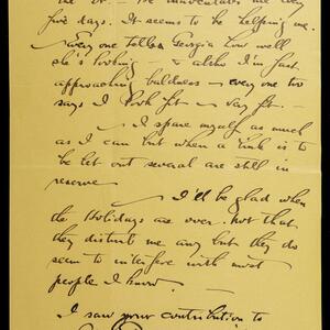 a page of handwritten text