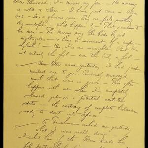a page of handwritten text