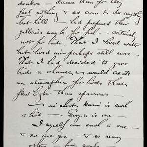 a page of handwritten text