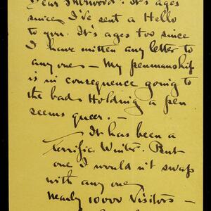a page of handwritten text