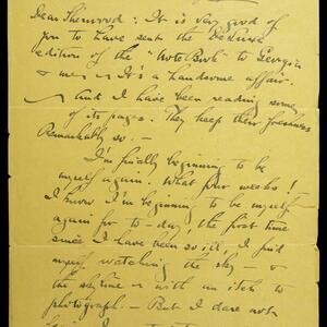 a page of handwritten text