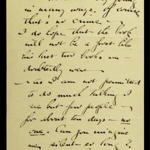 a page of handwritten text
