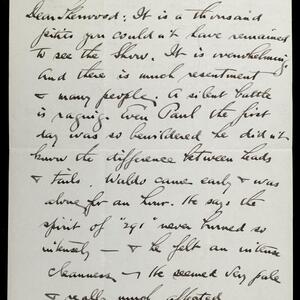 a page of handwritten text