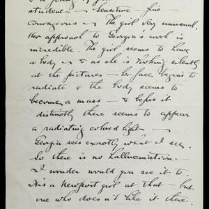 a page of handwritten text