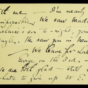 a page of handwritten text