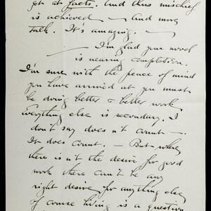 a page of handwritten text