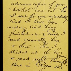 a page of handwritten text
