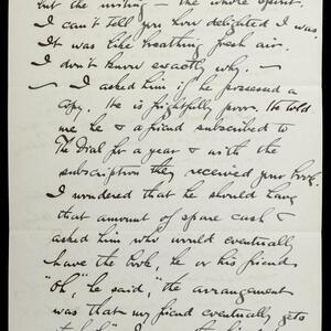 a page of handwritten text