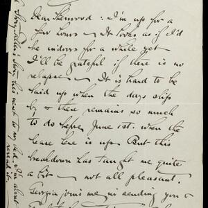 a page of handwritten text
