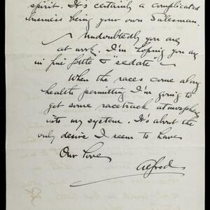 a page of handwritten text