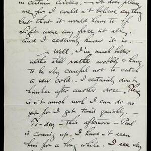 a page of handwritten text