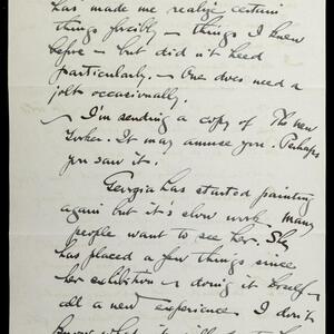 a page of handwritten text