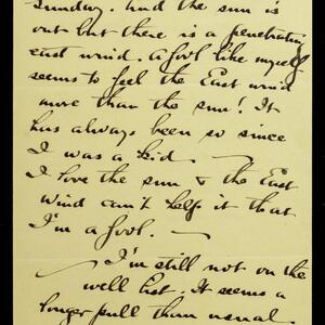 a page of handwritten text