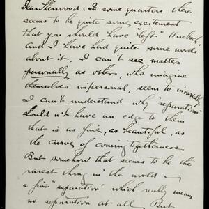 a page of handwritten text