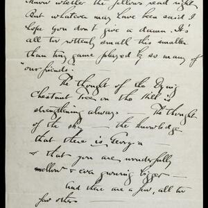a page of handwritten text