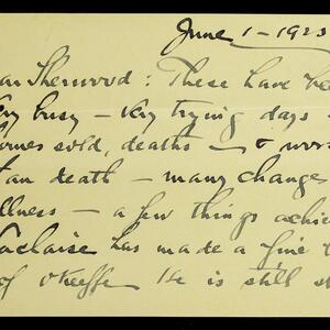 a page of handwritten text