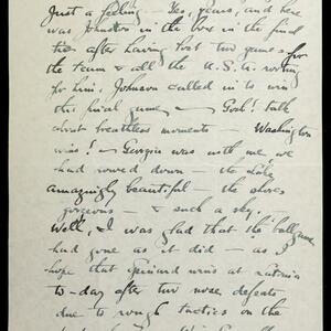 a page of handwritten text