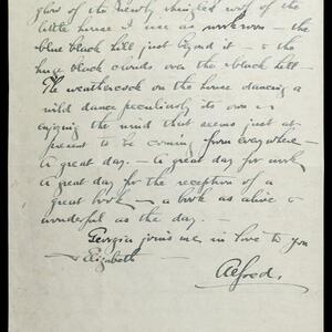 a page of handwritten text