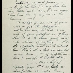 a page of handwritten text