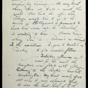 a page of handwritten text