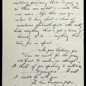 a page of handwritten text