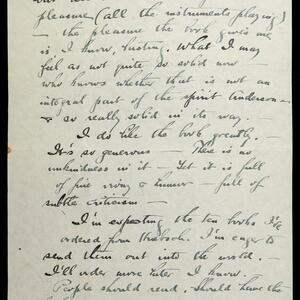 a page of handwritten text