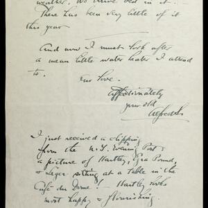 a page of handwritten text