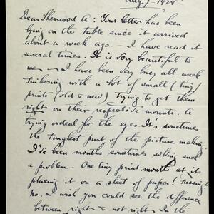 a page of handwritten text
