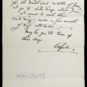 a page of handwritten text