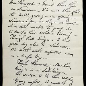 a page of handwritten text