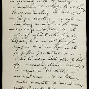 a page of handwritten text
