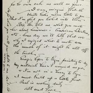 a page of handwritten text