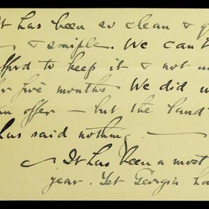 a page of handwritten text