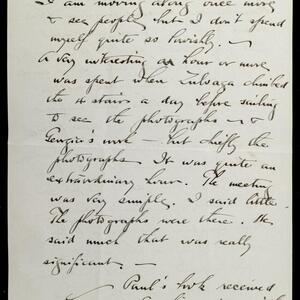 a page of handwritten text