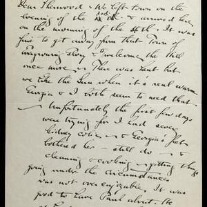 a page of handwritten text