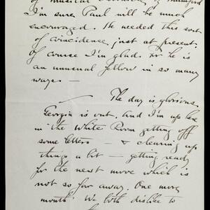 a page of handwritten text